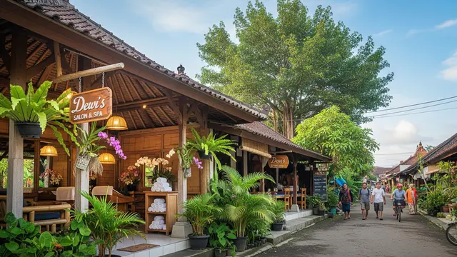Ilustrasi Bisnis Salon di Kota Kecil/Gemini AI