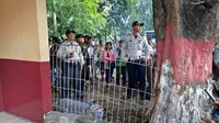 Ditemukan benda mencurigakan di Terminal Kampung Rambutan, Jakarta Timur.