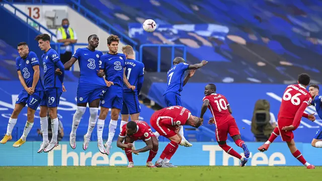 FOTO: 2 Gol Sadio Mane Bawa Liverpool Kalahkan Chelsea