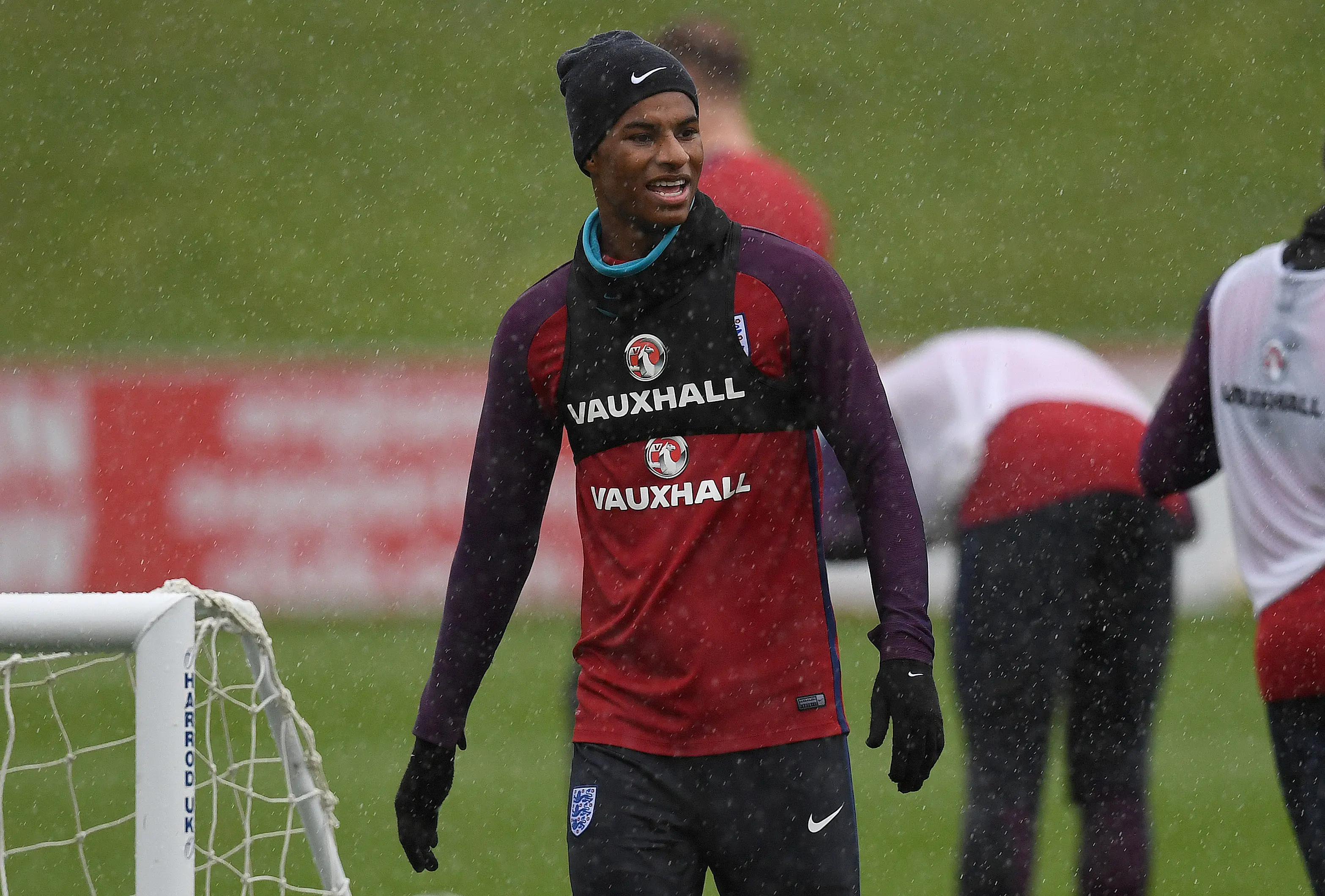 Marcos Rashford sering dimainkan sebagai sayap. (Paul ELLIS / AFP) 