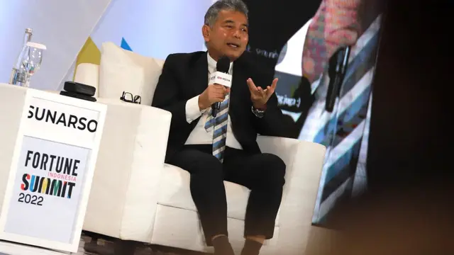 Pada acara FORTUNE Indonesia Summit 2022, Direktur Utama Bank Rakyat Indonesia Sunarso dinobatkan sebagai “Business Person of the Year”. (Photo credit : PT Bank Rakyat Indonesia (Persero Tbk)