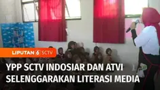 Yayasan Pundi Amal Peduli Kasih SCTV-Indosiar bekerjasama dengan Akademi Televisi Indonesia (ATVI) menyelenggarakan literasi media di SDN Wijaya Kusuma 07 Pagi Jakarta Barat, Rabu pagi.
