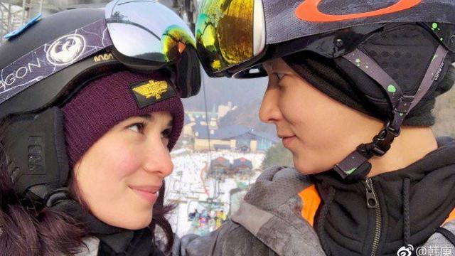 Celine Jade dan Hangeng eks Super Junior (Foto: Allkpop/ Weibo)