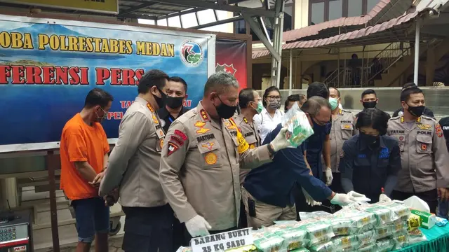 Pengungkapan kasus sabu