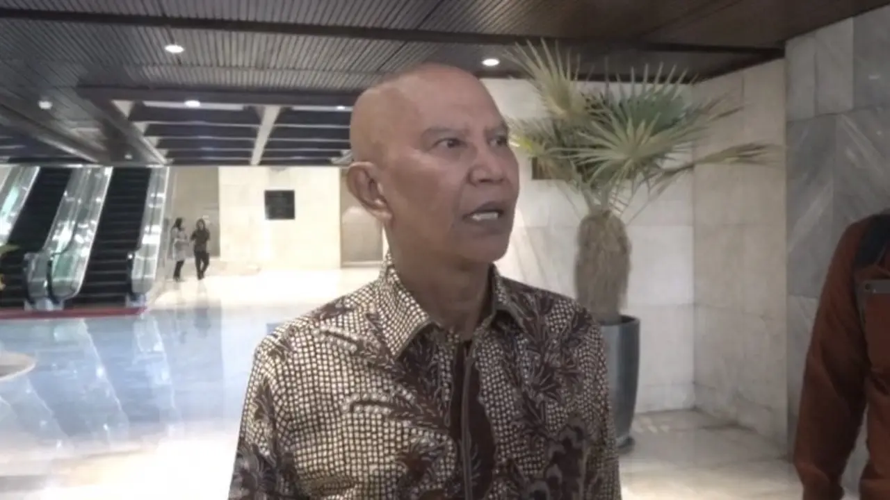 Ketua Banggar DPR RI Said Abdullah di Kompleks Parlemen, Senayan pada Rabu (16/7/2025) (Liputan6.com/Nayla Shabrina)