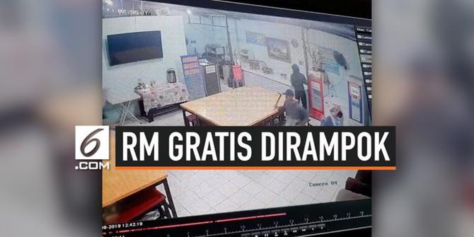 VIDEO: Detik-Detik 4 Garong Rampok Rumah Makan Gratis di Bogor