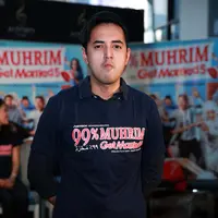 Kemal Palevi, sebagai Si Jubah Hitam dalam film 'Get Married 5'. (Deki Prayoga/Bintang.com)
