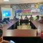 Ditlantas Polda Kaltara latih pelajat untuk menjadi anggota Keamanan Sekolah sekaligus pelopor keselamatan berlalu lintas di Kabupaten Tana Tidung.