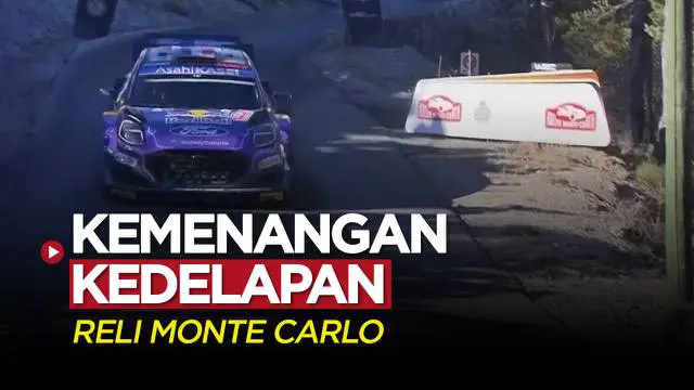 Berita Video, Sebastien Loeb Raih Kemenangan Kedelapan Kalinya di Reli Monte Carlo