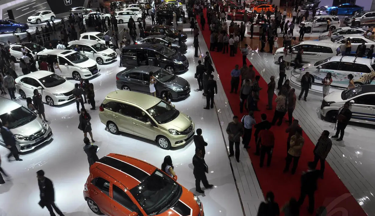 Acara pameran otomotif akbar ini diadakan dari tanggal 18-28 September, Jakarta, (18/9/14). (Liputan6.com/Miftahul Hayat)