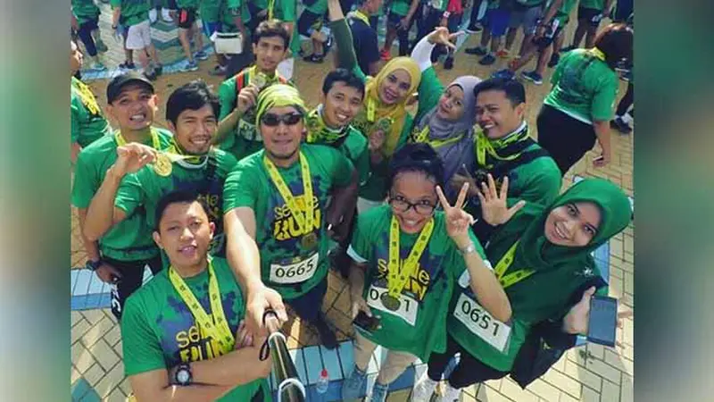 Kemeriahan "Selfie Run" OPPO, Tetap Eksis Saat Lari