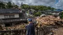 Pemerintah daerah di Ishikawa, Jepang mengatakan dua orang dinyatakan hilang, sementara delapan lainnya belum diketahui. (Yuichi YAMAZAKI/AFP)