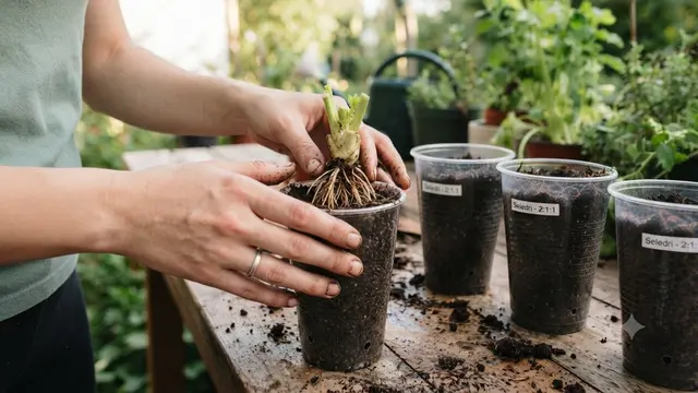 Cara Menanam Seledri di Cup Plastik Bekas