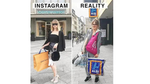 8 Foto Beda Penampilan di Instagram dan Realita Ini Bikin Ikut Mengangguk