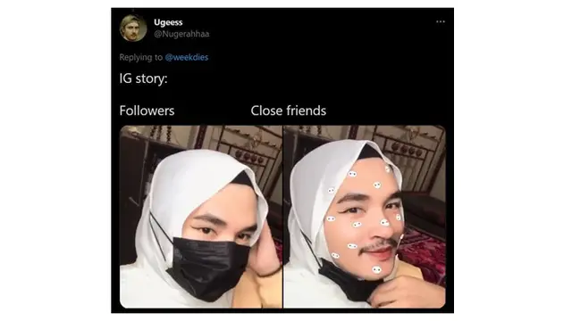 6 Perbedaan Postingan IG Story untuk Followers dan Close Friends Ini Bikin Tepuk Jidat