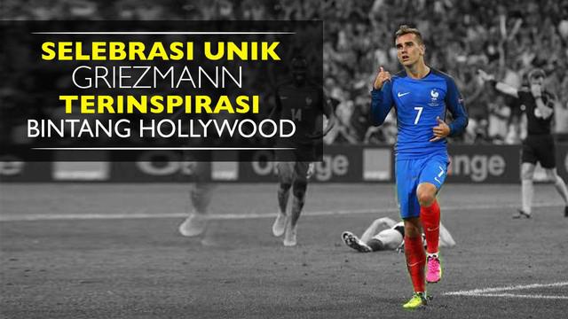 Video selebrasi gol unik Antoine Griezmann striker asal Prancis yang terinspirasi dari penyanyi Hip Hop Drake dan Aktor Ben Stiller.