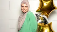 Ilustrasi ulang tahun, muslimah. (Image by freepik)