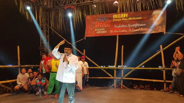 Calon Gubernur Jawa Timur nomor urut 2, Saifullah Yusuf atau Gus Ipul. (Liputan6.com/Dian Kurniawan)