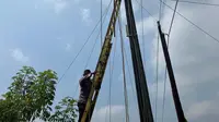 Tersengat Listrik, Petugas PLN di Lampung Timur Tewas Tergantung