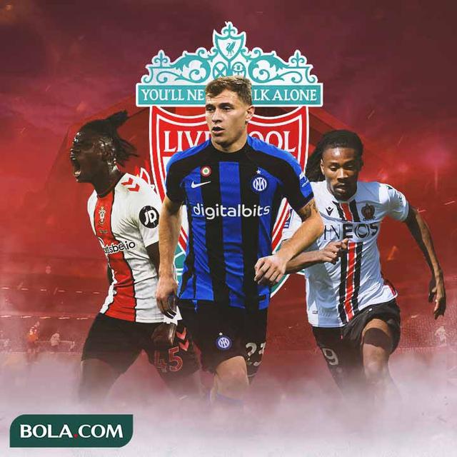 Liverpool - Romeo Lavia, Nicolo Barella, Khephren Thuram