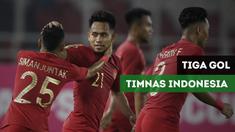 Berita video 3 gol Timnas Indonesia ke gawang Timor Leste pada matchday ke-2 Piala AFF 2018, Selasa (13/11/2018) di Stadion Utama Gelora Bung Karno.