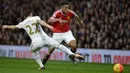 Anthony Martial melakukan lari tercepatnya itu saat Manchester United ditahan imbang oleh Newcastle di Stadion St James Park beberapa waktu lalu. (AFP/Oli Scarff)