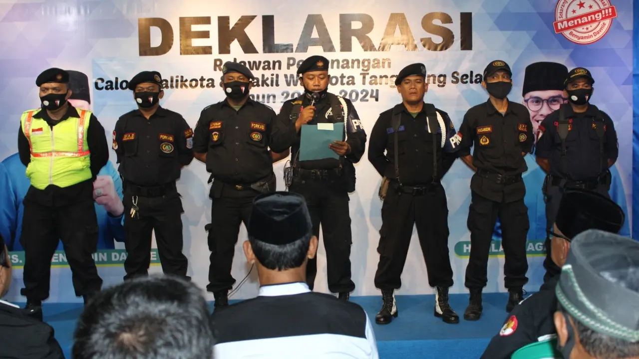 4.000 Pasukan Forkabi Usung Benyamin-Pilar di Pilkada Tangsel