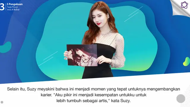 [Bintang] 5 Pengakuan Suzy Pasca miss A Bubar