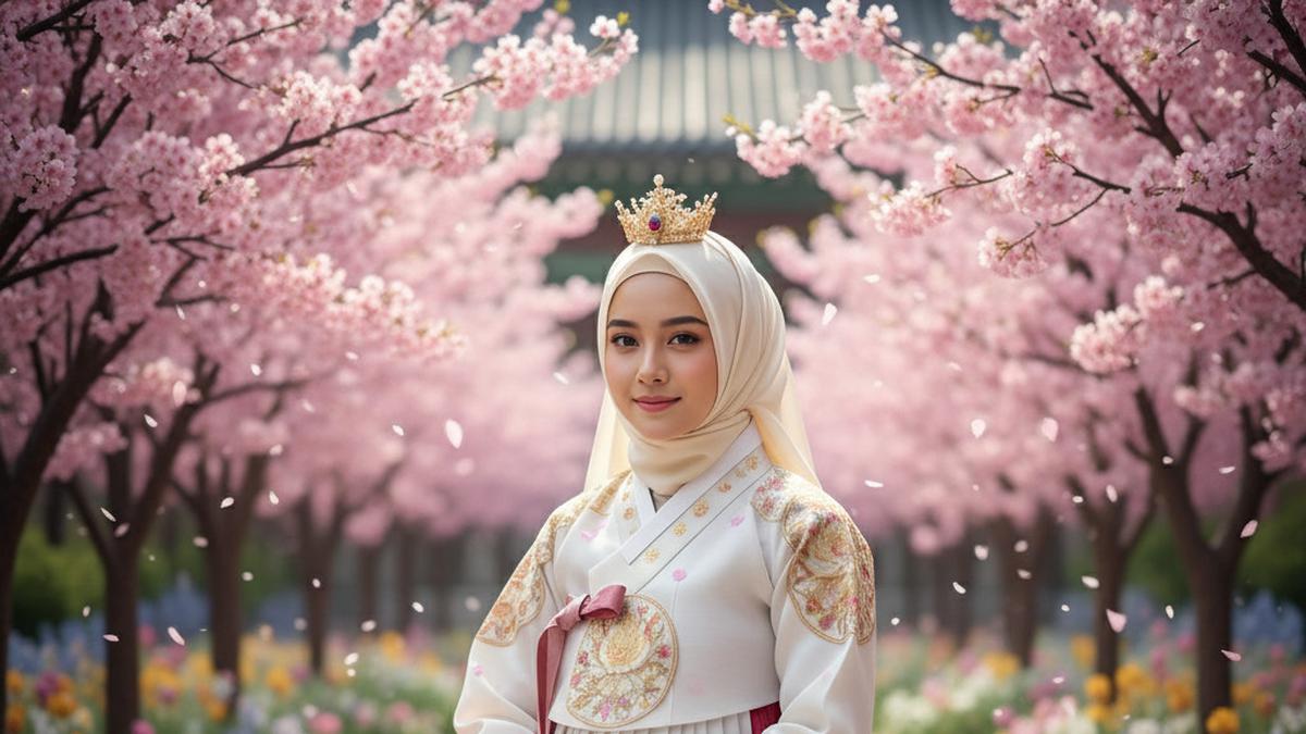 10 Kumpulan Prompt Gemini AI Wanita Berhijab, dari Gaya Putri Kerajaan Korea hingga Edgy
