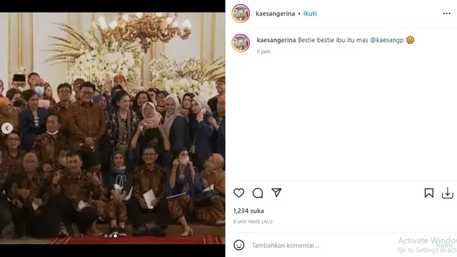 Kaesang Pangarep - Erina Gudono (Foto: Instagram/@kaesangerina)