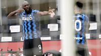 Jika duet striker paling berbahaya ini terus konsisten hingga ujung kompetisi bukan tak mungkin Inter Milan akan meraih Scudetto musim ini. (AP Photo/Antonio Calanni)