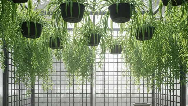 Ide Menata Teras Sempit agar Sejuk dengan Tanaman Pot Daun Lebar. AI