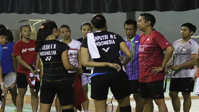 Skuat ganda putri Pelatnas PBSI