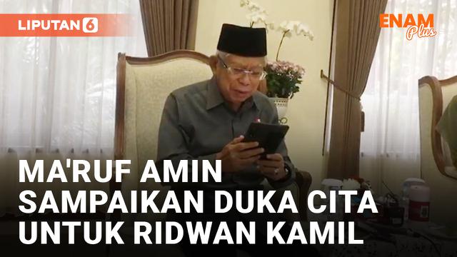 Ma'ruf Amin Video Call Ridwan Kamil