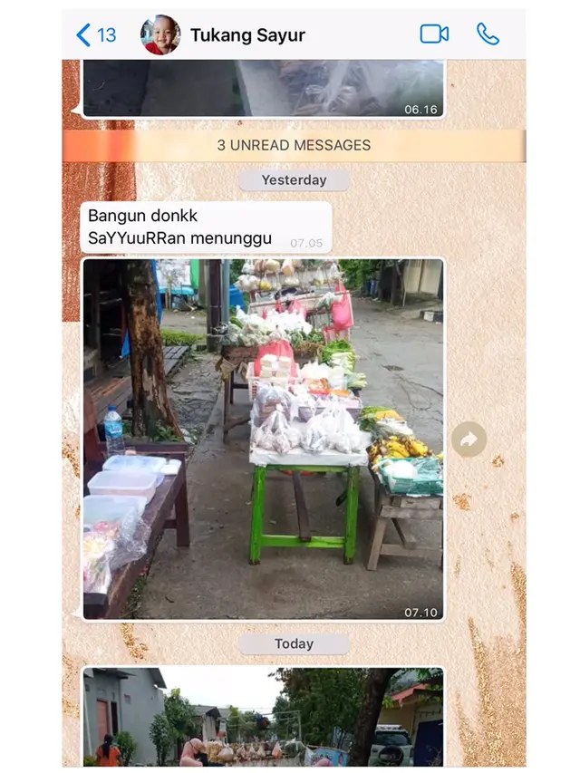 Kocak, 6 Status WhatsApp Tukang Sayur Ini Bikin Senyum Sendiri