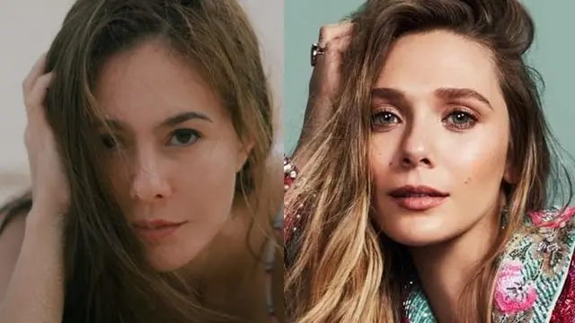 6 Bukti Wulan Guritno Mirip Elizabeth Olsen, Bak Saudara Kembar