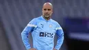 <p>Sebagai pelatih, Pep Guardiola telah melewati banyak pertandingan sejak debutnya di Liga Champions pada 2008/2009. Laga terakhirnya sebagai pelatih di Liga Champions tentu saja terjadi saat membawa Manchester City menang 4-0 atas Real Madrid di laga kedua semifinal Liga Champions 2022/2023 ini. (AP Photo/Manu Fernandez)</p>