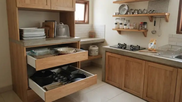 Menyimpan Peralatan Panggang di Dapur