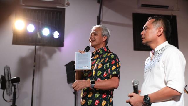 Gubernur Jawa Tengah Ganjar Pranowo.