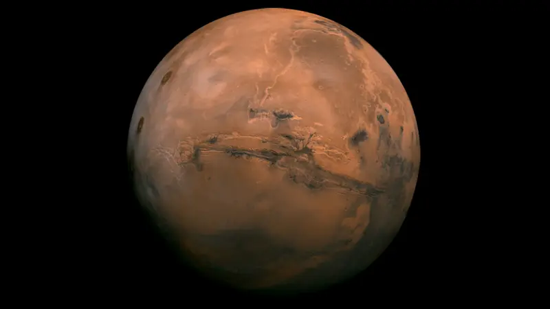 Planet Mars (NASA).