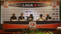 Jumpa Pers Play Off Liga 2 Solo (Liputan6.com/Fajar Abrori)