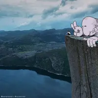 Epic banget! Seniman Brasil ini menggambar ilustrasi di atas gambar nyata! (Via: 