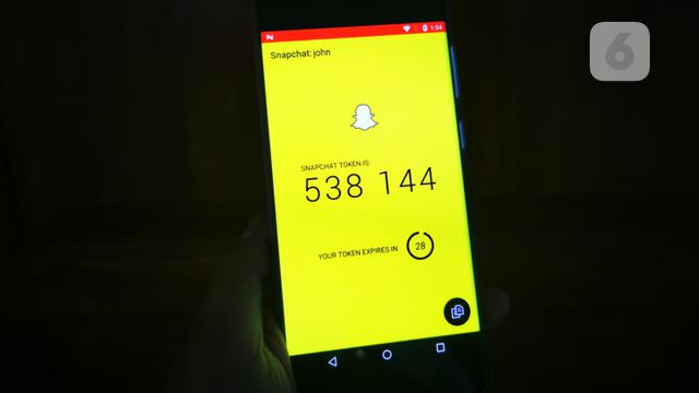 Ilustrasi aplikasi two-factor-authentication (2FA) Authy.
