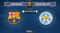 Barcelona Vs Leicester City (Bola.com/Adreanus Titus)