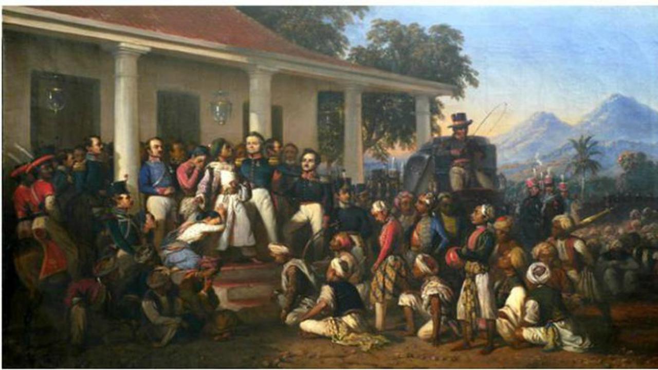 Penangkapan Pangeran Diponegoro versi Raden Saleh