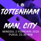 Premier League - Tottenham Hotspur Vs Manchester City (Bola.com/Adreanus Titus)