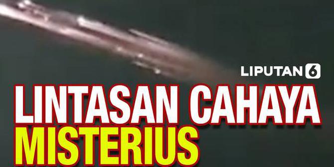 VIDEO: Misteri Lintasan Cahaya Terang di Langit Meksiko