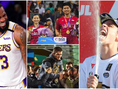 Tahun 2020 akan segera berlalu, Bola.com merangkum setidaknya ada lima momen olahraga yang berkesan mendalam bagi para atletnya. Diantaranya, Joan Mir raih gelar perdana di MotoGP hingga keberhasilan LeBron James membawa LA Lakers kembali menjadi jawara di NBA.