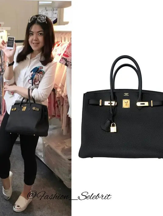 Penyanyi cilik Mama Bolo-Bolo ini kini sudah tumbuh dewasa dan pastinya penampilannya juga semakin glamor. Untuk koleksi tas yang dipakainya saja, Tina Toon harus mengeluarkan uang senilai $23,750 atau 315.250.000 IDR. (Instagram/fashionselebrit)