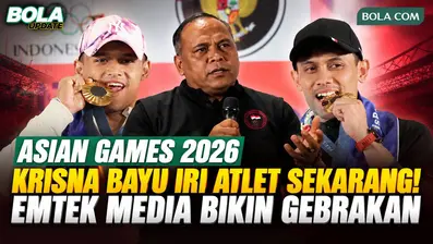 Komite Eksekutif NOC Indonesia, Krisna Bayu, memuji dukungan Emtek Media yang menjadi pemegang hak siar seluruh cabang olahraga di Asian Games 2026, sehingga masyarakat Indonesia bisa menyaksikan perjuangan atlet-atlet kebanggaan Indonesia.